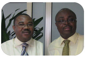 Mr. Emeka Ndu and Mr Christian Chigbundu